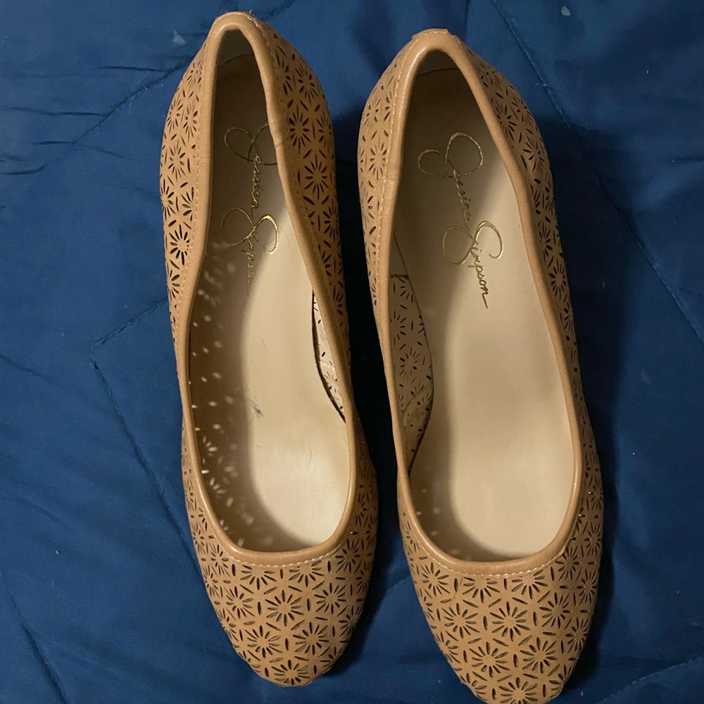 Tan wedges